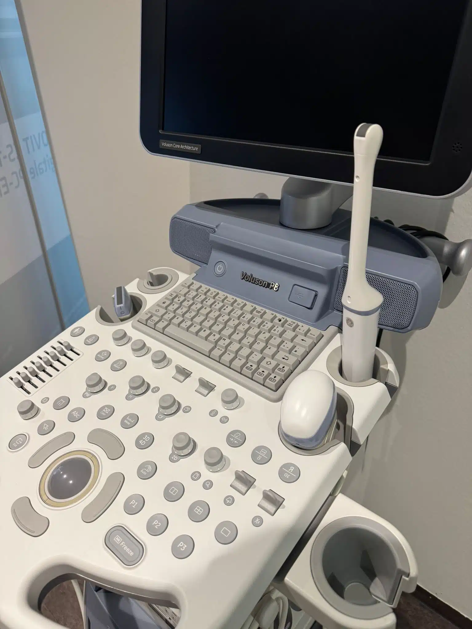 Voluson P8 gebrauchtes generalüberholtes Ultraschallgerät Frauenheilkunde Gynäkologie Prenataldiagnostik