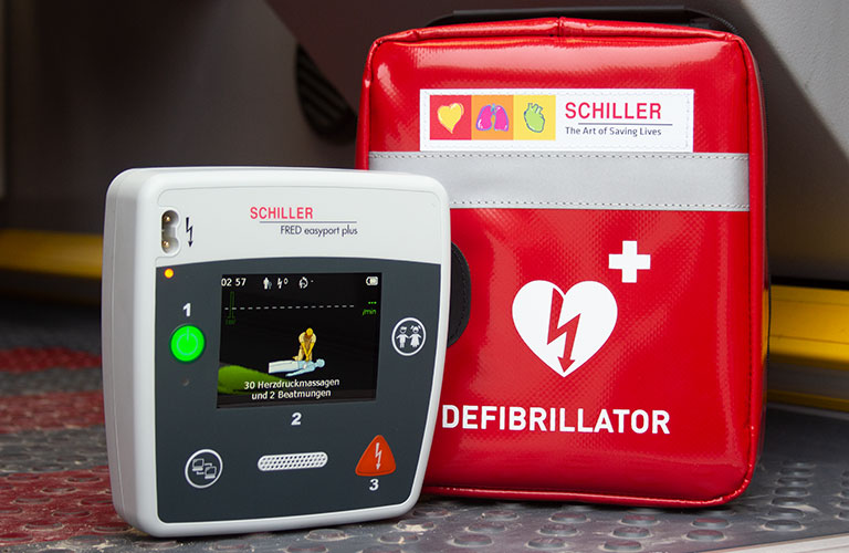 Der kleine und leistungsfähige Defibrillator für jedermann, jederzeit, überall Kaufen mieten preis