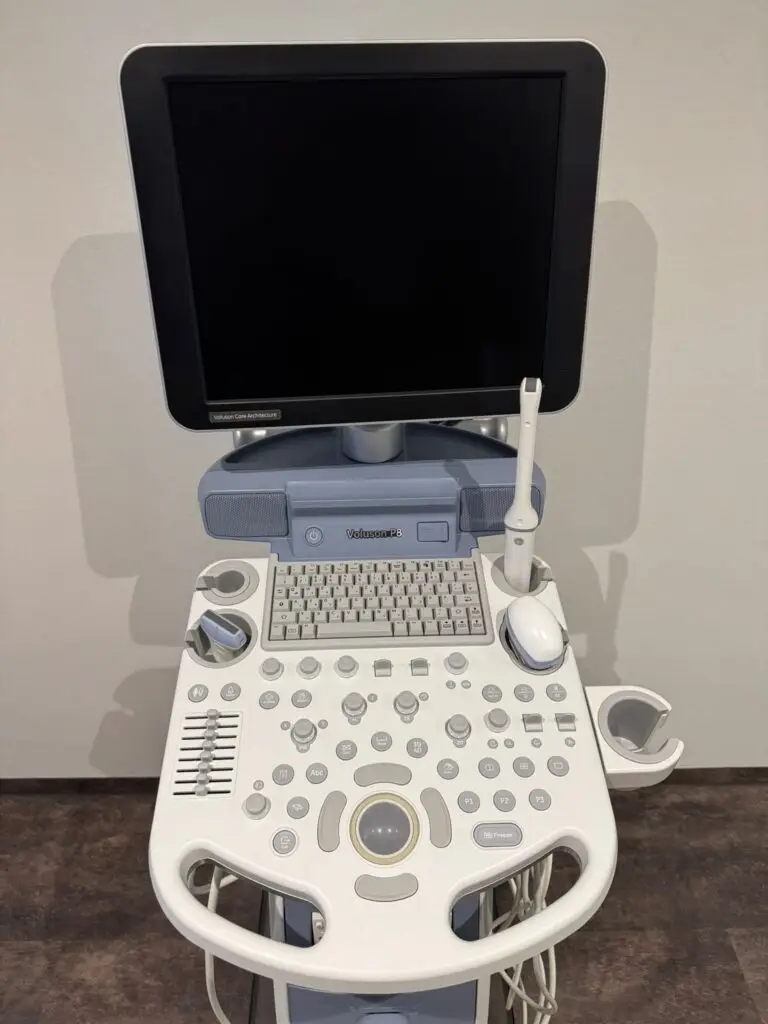 GE Healthcare Voluson P8 gebrauchtes generalüberholtes Ultraschallgerät Frauenheilkunde Gynäkologie Prenataldiagnostik