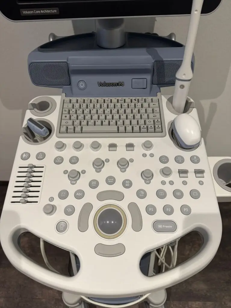 GE Healthcare Voluson P8 gebrauchtes generalüberholtes Ultraschallgerät Frauenheilkunde Gynäkologie Prenataldiagnostik